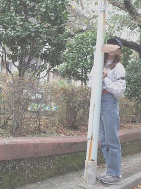 「Daniel Wellington（ダニエルウェリントン）の販売終了クラシックペティット アッシュフィールド32mm（アナログ腕時計）」を使った、naco🍩さん（レディース・160cm）の秋コーディネート