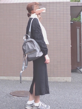 「Daniel Wellington」｜「アイテム（ブルゾン）」を使った、naco🍩さん（レディース・160cm）の秋コーディネート