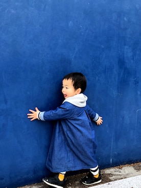 「スキップランド（スキップランド）のアイテム」を使った、SKHRさん（キッズ・90cm）の春コーディネート