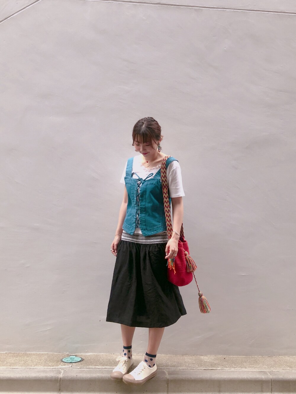 COMME des GARCONS GIRLのスカートを使った人気ファッション