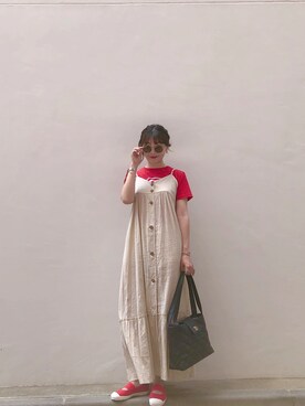 Alisa longさんの「MOONSTAR × BEAMS JAPAN / 別注 うわばき」を使ったコーディネート