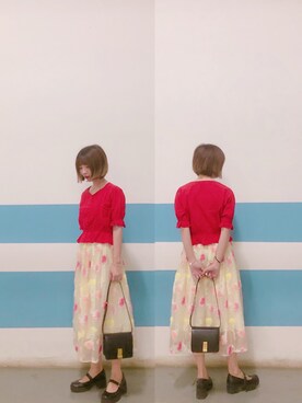 Alisa longさん（レディース・156cm）の夏コーディネート