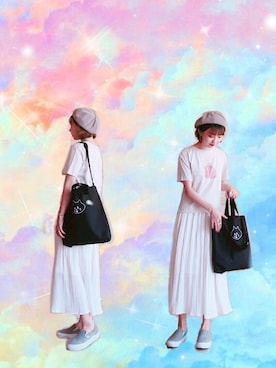 Alisa longさん（レディース・156cm）の夏コーディネート