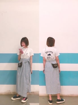 Alisa longさん（レディース・156cm）の秋コーディネート