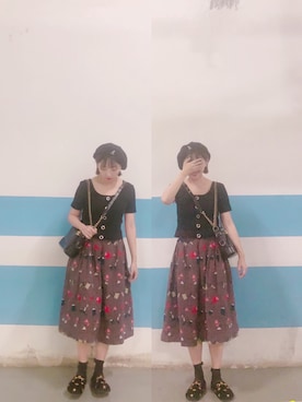 Alisa longさん（レディース・156cm）の秋コーディネート