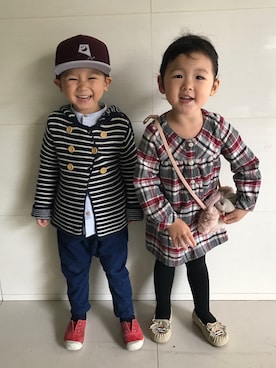 「Boden（ボーデン）のアイテム」を使った、the_twins_daily_さん（キッズ・90cm）の夏コーディネート