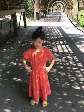 「bobochoses」｜「アイテム（ワンピース/ドレス）」を使った、the_twins_daily_さん（キッズ・104cm）の夏コーディネート