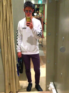 「ELECOM（エレコム）のアイテム（その他）」を使った、ToMさん（メンズ・178cm）の秋コーディネート