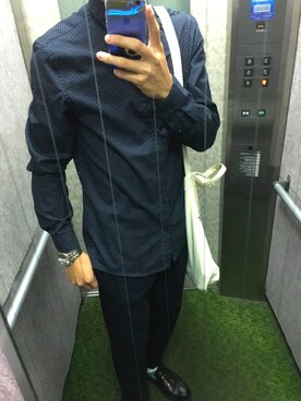 「Guess（ゲス）のアイテム（腕時計）」を使った、ToMさん（メンズ・178cm）の夏コーディネート