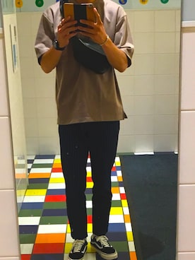 「MARC JACOBS（マークジェイコブス）のアイテム（腕時計）」を使った、ToMさん（メンズ・178cm）の夏コーディネート