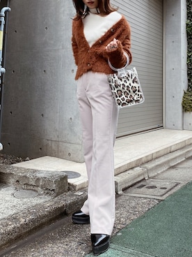 「AVAN LILY（アヴァンリリィ）のアイテム」を使った、kaede.sawaguchiさん（レディース・151cm）の冬コーディネート