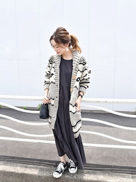 「SHIPS（シップス）のアイテム（ピアス（両耳用））」を使った、naoさん（レディース・156cm）の夏コーディネート