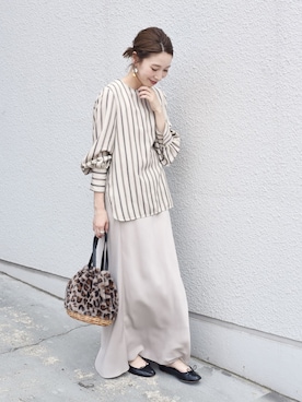 naoさん（レディース・156cm）の夏コーディネート