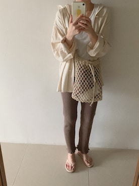 「babaco（ババコ）のアイテム（パンツ）」を使った、naoさん（レディース・156cm）の秋コーディネート