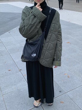「ROTHCO（ロスコ）のアイテム（その他アウター）」を使った、naoさん（レディース・156cm）の秋コーディネート