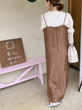 「STORES.jp（ストアーズドットジェーピー）のアイテム（Tシャツ/カットソー）」を使った、naoさん（レディース・156cm）の秋コーディネート