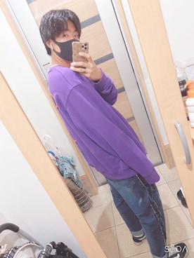「Apple（-）のアイテム（その他）」を使った、FUBUKIさん（メンズ・172cm）の秋コーディネート