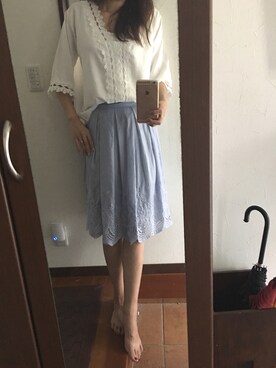 キャロラインさん(レディース・166cm)の夏コーディネート