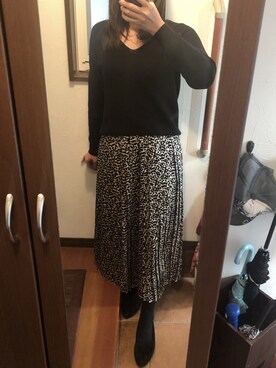 キャロラインさん（レディース・166cm）の冬コーディネート