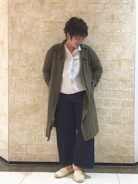 「オリエンタルトラフィック」｜「アイテム（スリッポン）」を使った、ORientalTRaffic 大船ルミネウィング店さん（レディース・158cm）の春コーディネート