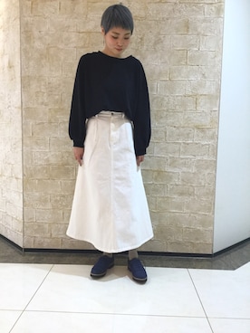 「アイテム（ドレスシューズ、ブルー系）」を使った、ORientalTRaffic 大船ルミネウィング店さん（レディース・158cm）の春コーディネート