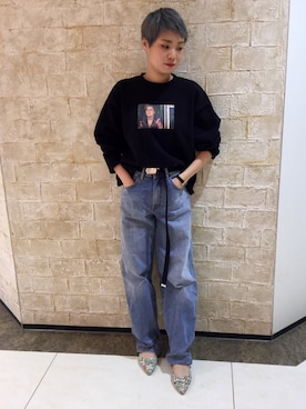 「メッシュパンプス」｜ORientalTRaffic 大船ルミネウィング店さん（レディース・158cm）の春コーディネート