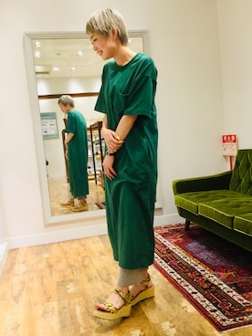 「agnes b.（アニエスベー）のアイテム（アナログ腕時計）」を使った、ORientalTRaffic 大船ルミネウィング店さん（レディース・158cm）の春コーディネート