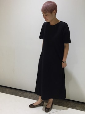 「GU（ジーユー）のアイテム（ワンピース/ドレス）」を使った、ORientalTRaffic 大船ルミネウィング店さん（レディース・158cm）の夏コーディネート