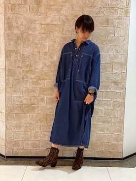 「orSlow（オアスロウ）のアイテム（ワンピース/ドレス）」を使った、ORientalTRaffic 大船ルミネウィング店さん（レディース・158cm）の秋コーディネート