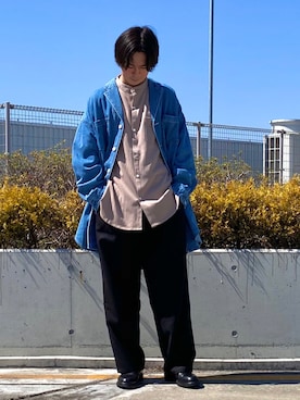 「JUNRED（ジュンレッド）のアイテム（デニムジャケット）」を使った、Ryotaさん（メンズ・173cm）の春コーディネート
