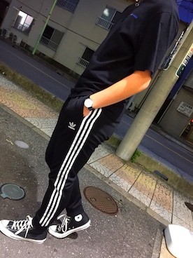 「DAISO（DAISO）のアイテム（アナログ腕時計）」を使った、りょうたろうさん（メンズ・178cm）の夏コーディネート