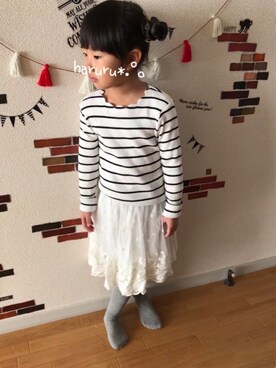 haruru*.°。さん（キッズ・110cm）の冬コーディネート