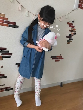 haruru*.°。さん（キッズ・110cm）の春コーディネート