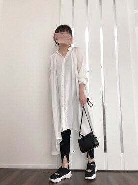 「DRWCYS（ドロシーズ）のアイテム（トップス）」を使った、あーちゃんさん（レディース・149cm）の夏コーディネート