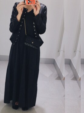「no brand（ノーブランド）のアイテム（PC・スマホグッズ/家電）」を使った、chororoさん（レディース・166cm）の冬コーディネート