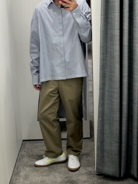 「MR.GENTLEMAN」｜「アイテム（パンツ）」を使った、𝚃𝚊𝚔𝚞𝚢𝚊さん（メンズ・175cm）の冬コーディネート