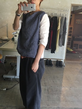 「MARTIN MARGIELA（マルタンマルジェラ）のアイテム」を使った、tomomiさん（レディース・161cm）の冬コーディネート