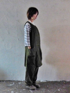 「TATAMI（タタミ）のアイテム」を使った、tomomiさん（レディース・161cm）の冬コーディネート