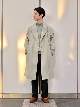 「ADAM ET ROPE'（アダムエロペ）のアイテム（その他アウター）」を使った、maru.さん（メンズ・178cm）の冬コーディネート