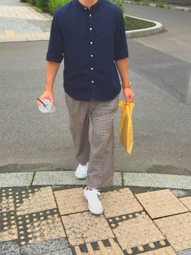 南陽葵さん（メンズ・175cm）の秋コーディネート