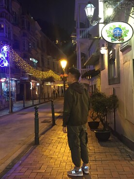 吃叉烧看流星さんのコーディネート