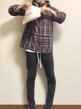 「平成最後のWEARISTAセンバツ」｜「アイテム（マウンテンパーカー）」を使った、O$A158 相互フさん（メンズ・159cm）の春コーディネート