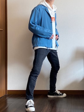 「U160」｜O$A158 相互フさん（メンズ・159cm）の春コーディネート