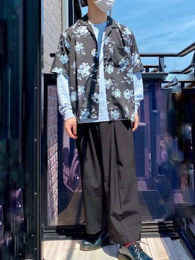 「A Day in the Life （アデイインザライフ）のアイテム」を使った、O$A158 相互フさん（メンズ・159cm）の夏コーディネート