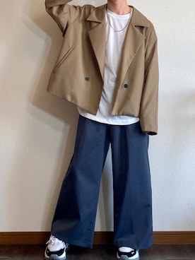 「AKIII CLASSIC（アキクラシック）のアイテム」を使った、O$A158 相互フさん（メンズ・159cm）の春コーディネート