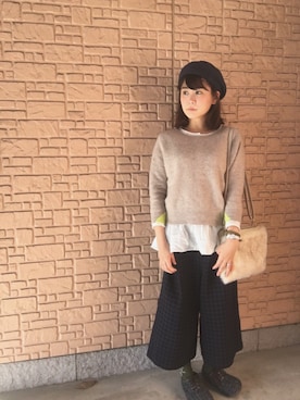 「チーム冨樫」｜舞桜さん（レディース・149cm）の冬コーディネート