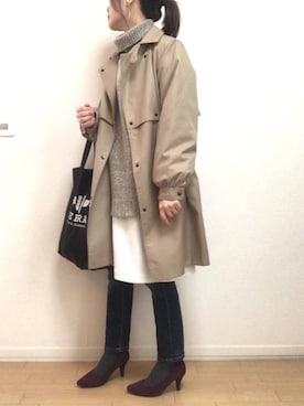 「ポニーテール」｜舞桜さん（レディース・149cm・30代）の冬コーディネート