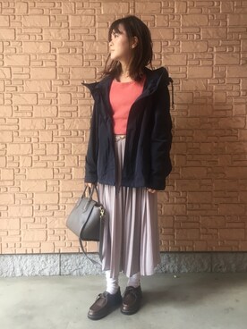 「アイテム（ブルゾン）」を使った、舞桜さん（レディース・149cm・30代）の春コーディネート