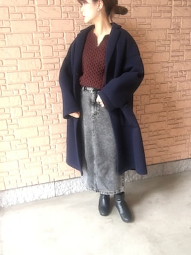 「haco!（ハコ）のアイテム（その他アウター）」を使った、舞桜さん（レディース・149cm）の春コーディネート