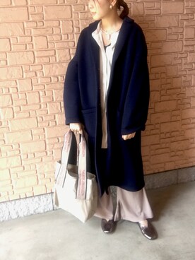「haco!（ハコ）のアイテム（その他アウター）」を使った、舞桜さん（レディース・149cm）の春コーディネート